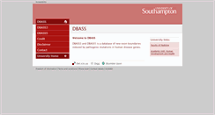 Desktop Screenshot of dbass.soton.ac.uk