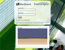 Tablet Screenshot of blackboard.soton.ac.uk
