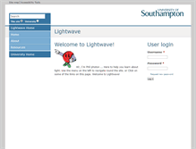 Tablet Screenshot of lightwave.soton.ac.uk