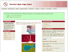 Tablet Screenshot of isis.ecs.soton.ac.uk