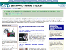 Tablet Screenshot of esd.ecs.soton.ac.uk