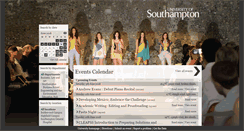 Desktop Screenshot of events.soton.ac.uk
