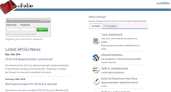 Desktop Screenshot of efolio.soton.ac.uk
