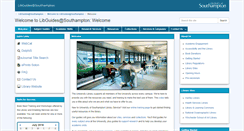 Desktop Screenshot of library.soton.ac.uk