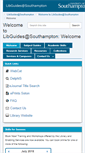 Mobile Screenshot of library.soton.ac.uk
