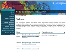 Tablet Screenshot of cmg.soton.ac.uk