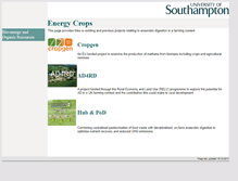 Tablet Screenshot of cropgen.soton.ac.uk
