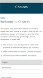Mobile Screenshot of choices.soton.ac.uk