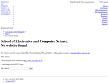 Tablet Screenshot of physics.soton.ac.uk