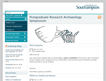 Tablet Screenshot of pgras.soton.ac.uk