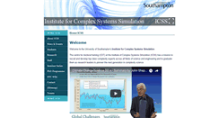 Desktop Screenshot of icss.soton.ac.uk